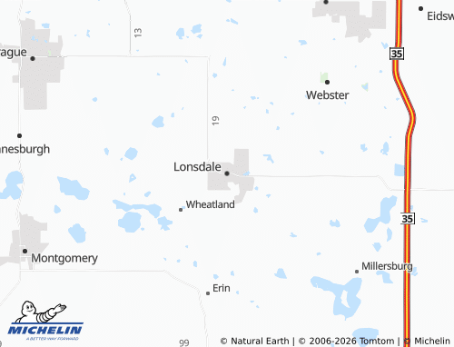 Carte MICHELIN Lonsdale - ViaMichelin