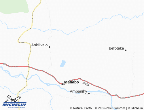 Mappa MICHELIN Analamitsivalana - ViaMichelin