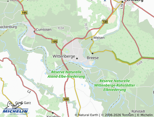 MICHELIN Wittenberge map - ViaMichelin