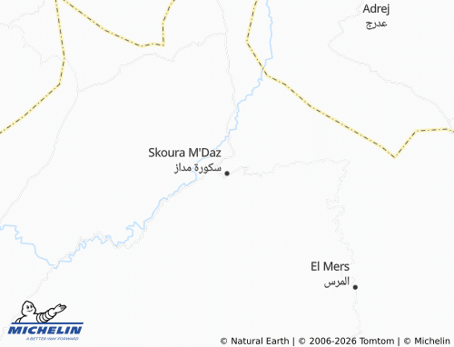 MICHELIN Sakourat Madaz map - ViaMichelin