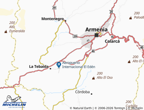 MICHELIN El Rhin map - ViaMichelin