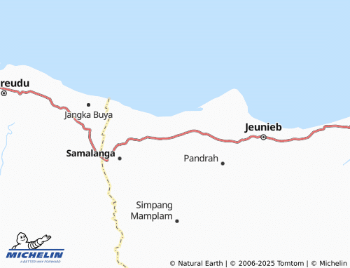 MICHELIN Meunasah Mesjid map - ViaMichelin