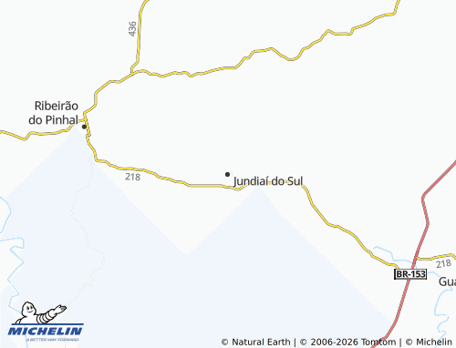 Mapa MICHELIN Jundiaí do Sul - ViaMichelin
