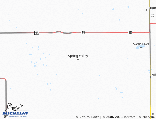 Kaart MICHELIN Spring Valley - ViaMichelin