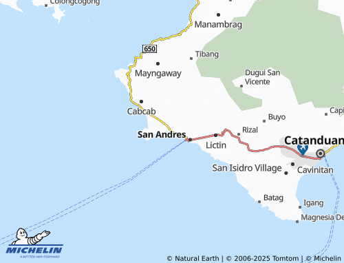 MICHELIN Alibuag map - ViaMichelin