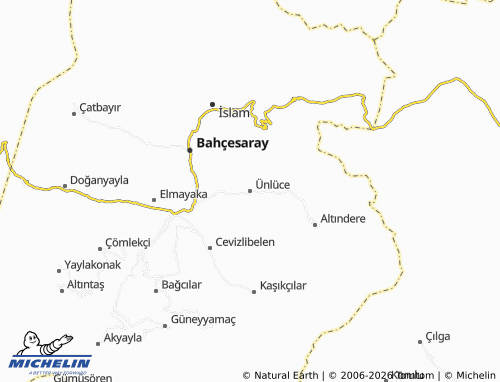 Carte MICHELIN Ünlüce - ViaMichelin