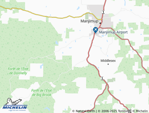 MICHELIN Jardee map - ViaMichelin