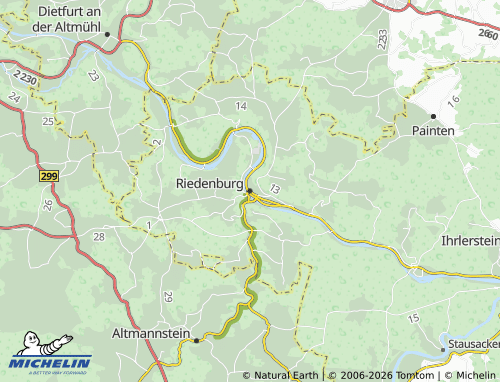 Mappa MICHELIN Riedenburg - ViaMichelin