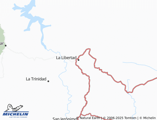 MICHELIN La Libertad map - ViaMichelin