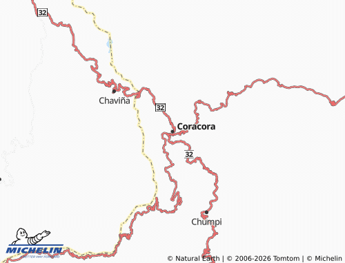 Mapa MICHELIN Coracora - ViaMichelin