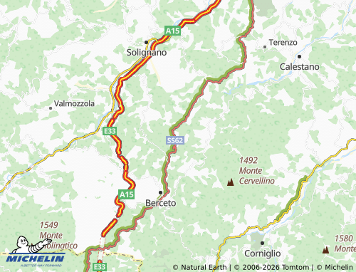 MICHELIN Castellonchio map - ViaMichelin