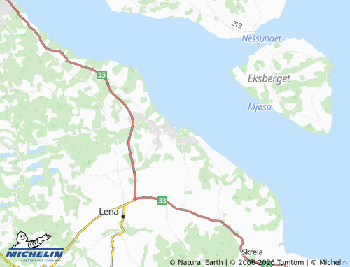 MICHELIN-Landkarte Kapp - ViaMichelin
