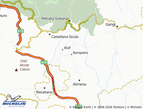 MICHELIN Bompietro map - ViaMichelin