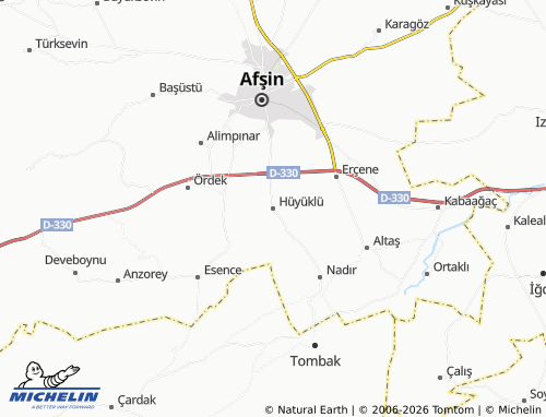 Mappa MICHELIN Hüyüklü - ViaMichelin