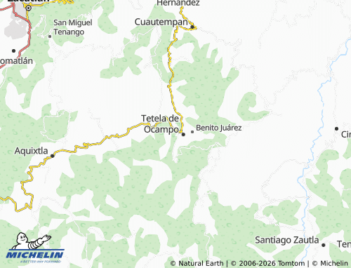 MICHELIN Zoyatitla map - ViaMichelin