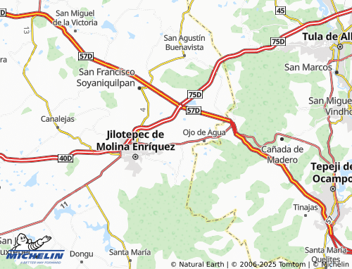 Mapa MICHELIN Los Sabinos - ViaMichelin