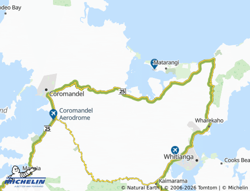 Mapa MICHELIN Otapaurau - ViaMichelin