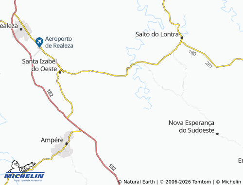 MICHELIN Rio da Prata map - ViaMichelin