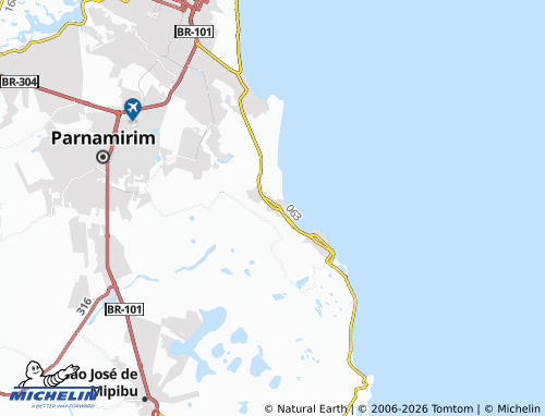 Mappa MICHELIN Nova Parnamirim - ViaMichelin