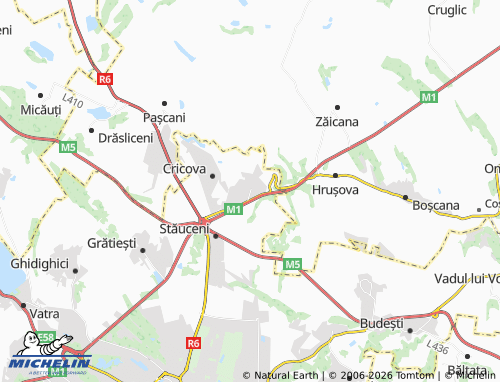MICHELIN Ciorescu map - ViaMichelin