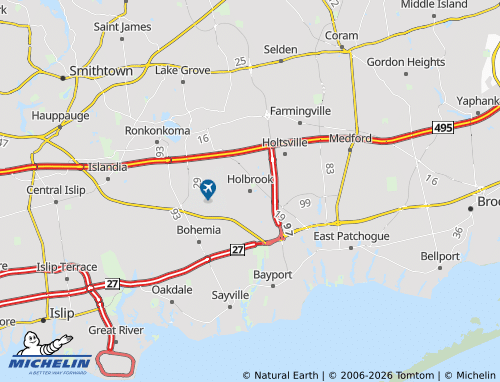 Mapa MICHELIN Holbrook - ViaMichelin