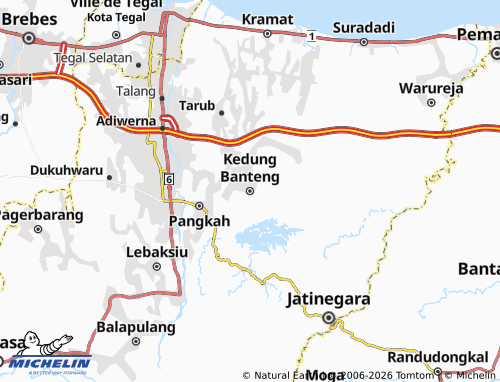 MICHELIN Kedung Banteng map - ViaMichelin