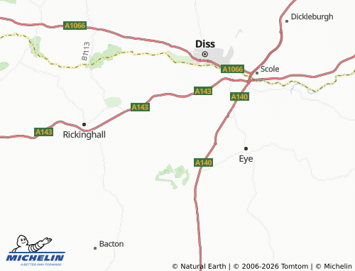 Carte MICHELIN Mellis - ViaMichelin