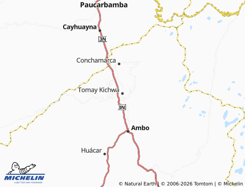 Mappa MICHELIN Tomay Kichwa - ViaMichelin