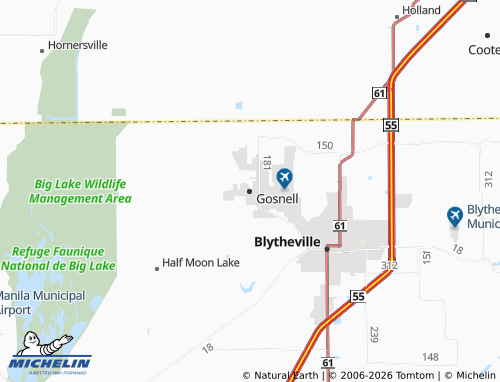 Carte MICHELIN Gosnell - ViaMichelin