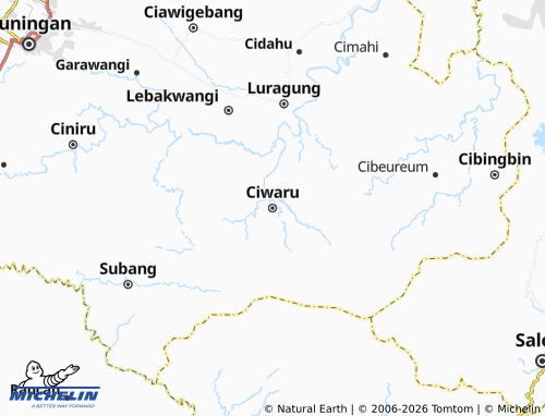 MICHELIN-Landkarte Ciwaru - ViaMichelin