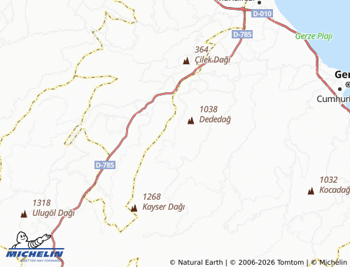 Mappa MICHELIN Kuzsökü - ViaMichelin
