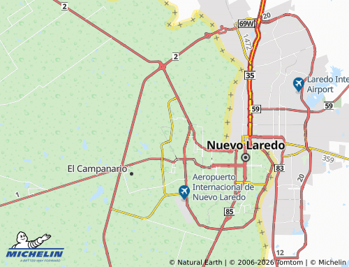 Mappa MICHELIN Los Toboganes - ViaMichelin
