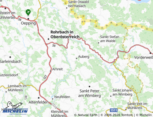 Mapa MICHELIN Auberg - ViaMichelin