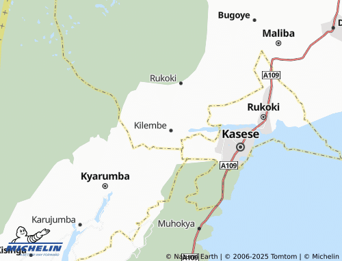MICHELIN Kilembe map - ViaMichelin