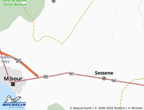 Mapa MICHELIN Koutie - ViaMichelin