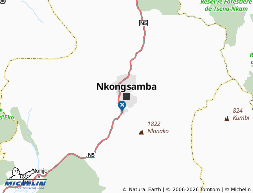 MICHELIN-Landkarte Nkongsamba - ViaMichelin