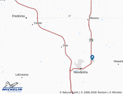 Mapa MICHELIN Dun - ViaMichelin