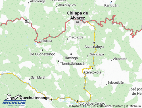 Kaart MICHELIN Tlaxinga - ViaMichelin