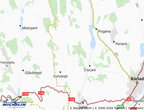MICHELIN Movileni map - ViaMichelin