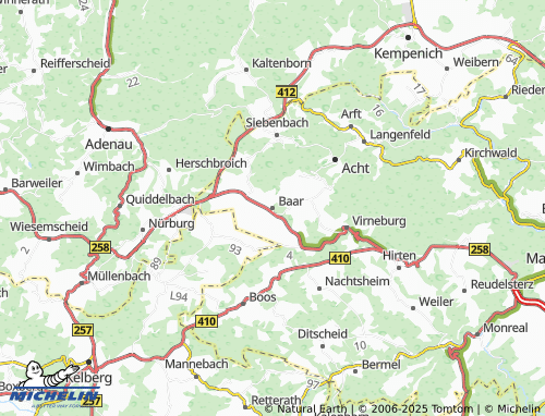 MICHELIN Baar map - ViaMichelin