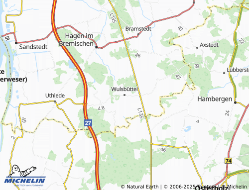 MICHELIN Wulsbüttel map - ViaMichelin