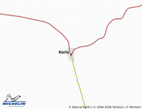 Mappa MICHELIN Korla - ViaMichelin