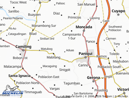 MICHELIN Ablang-Sapang map - ViaMichelin