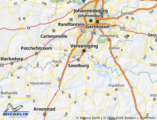 Mappa MICHELIN Fezile Dabi - ViaMichelin