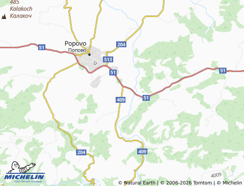 MICHELIN Svetlen map - ViaMichelin