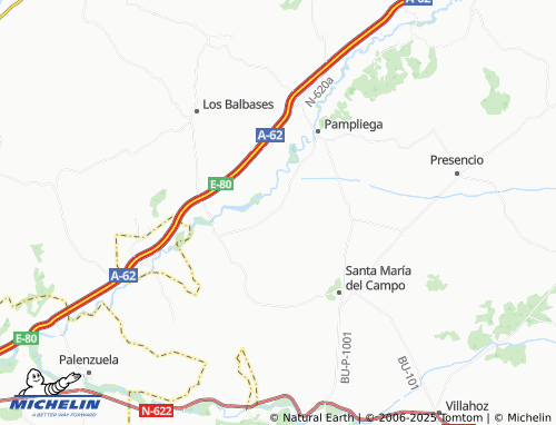 MICHELIN Belbimbre map - ViaMichelin