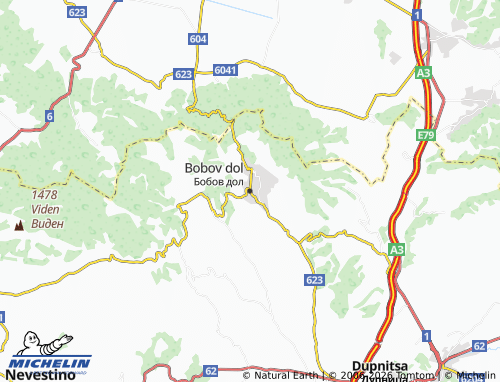 Mapa MICHELIN Bobov dol - ViaMichelin