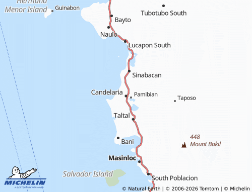 MICHELIN Candelaria map - ViaMichelin