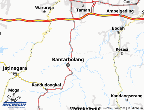 Carte MICHELIN Kebon Gede - ViaMichelin