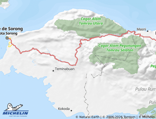 Mapa MICHELIN Maybrat - ViaMichelin